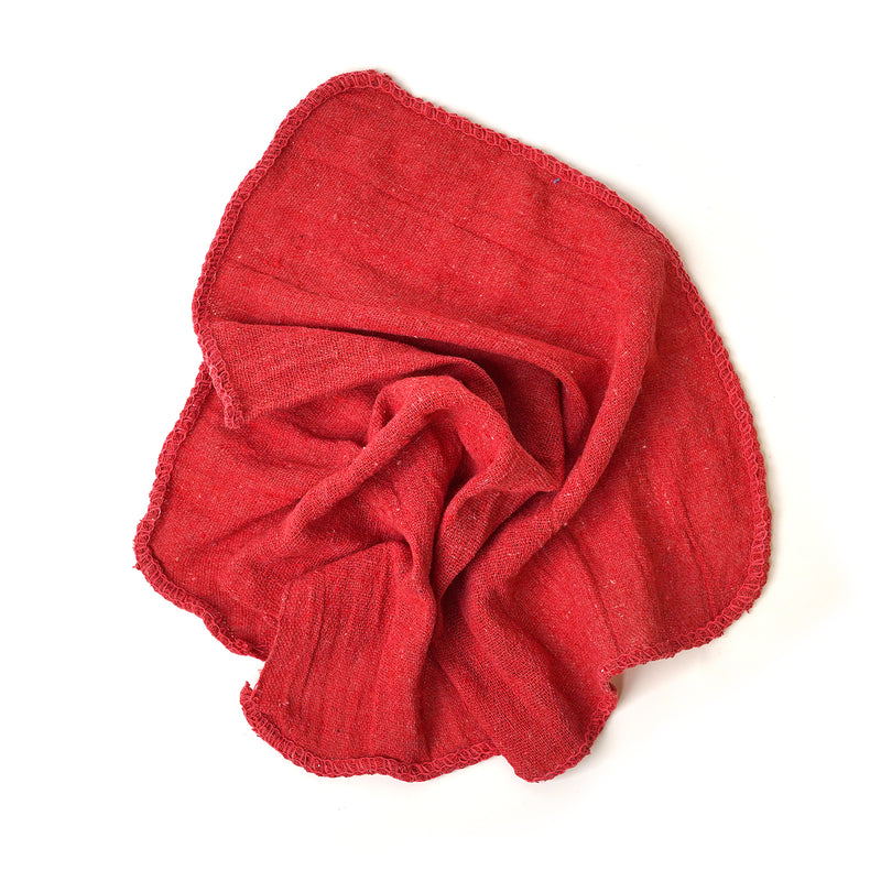 New Industrial A-Grade Shop Towels -Red Cleaning Towels - Multipurpose Cleaning