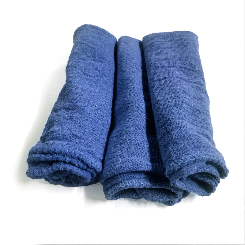 New Industrial A-Grade Shop Towels -Blue Cleaning Towels - Multipurpose Cleaning