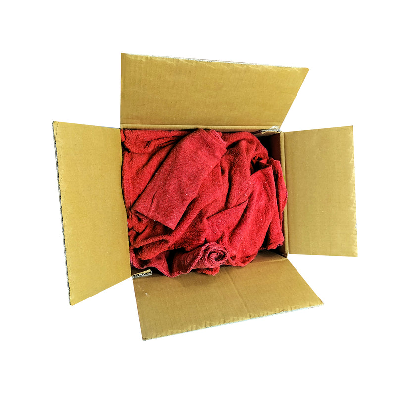 New Industrial A-Grade Shop Towels -Red Cleaning Towels - Multipurpose Cleaning