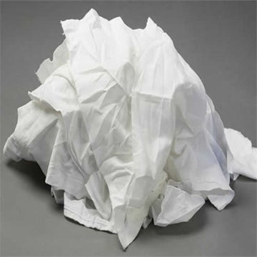 Mixed White Recycled Rags - 50 lbs Box