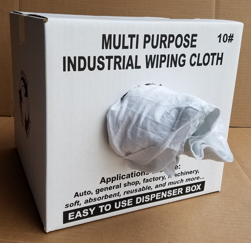 New Half Towel Rags - Approx. 20x20 - 10 lbs. Box