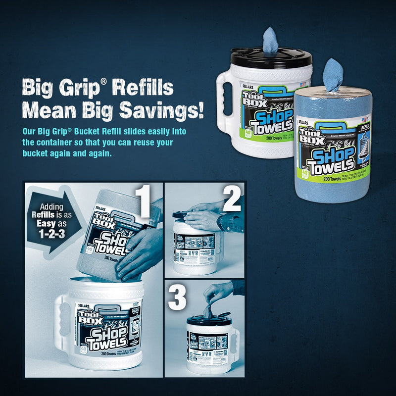 TOOLBOX® Z400 Big Grip® Refill of Shop Towels